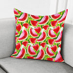Watercolor Watermelon Pattern Print Pillow Cover