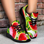 Watercolor Watermelon Pattern Print Sport Shoes GearFrost
