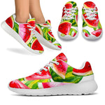 Watercolor Watermelon Pattern Print Sport Shoes GearFrost