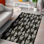 Watercolor Welder Pattern Print Area Rug