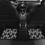 Watercolor Welder Pattern Print Front and Back Car Floor Mats