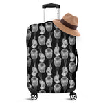 Watercolor Welder Pattern Print Luggage Cover
