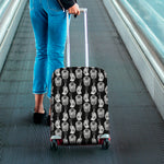 Watercolor Welder Pattern Print Luggage Cover