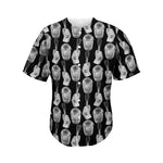 Watercolor Welder Pattern Print Men's Baseball Jersey