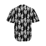 Watercolor Welder Pattern Print Men's Baseball Jersey