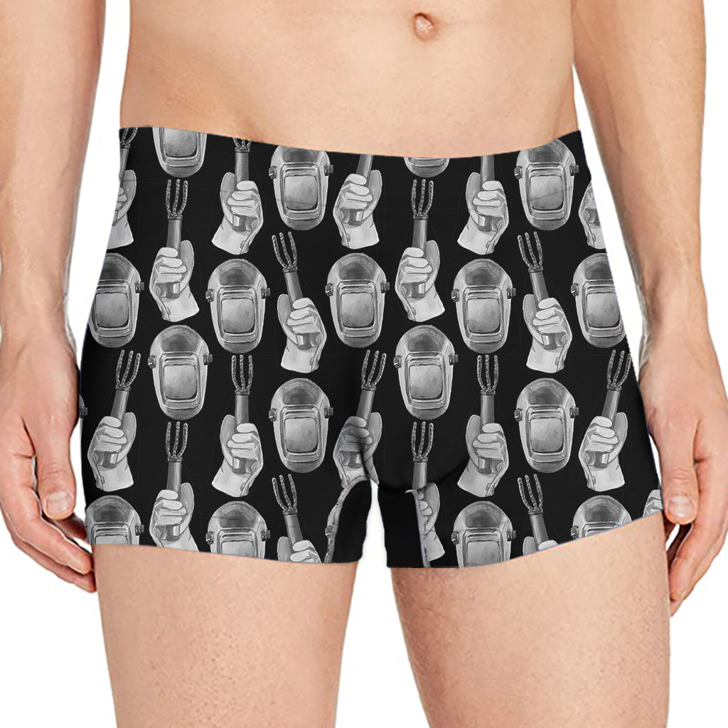 Watercolor Welder Pattern Print Men's Boxer Briefs