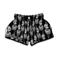 Watercolor Welder Pattern Print Muay Thai Boxing Shorts