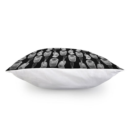 Watercolor Welder Pattern Print Pillow Cover