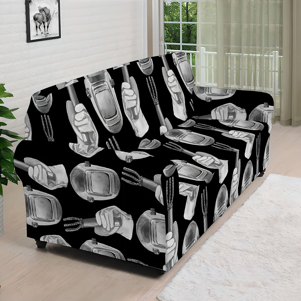 Watercolor Welder Pattern Print Sofa Cover