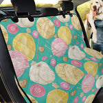 Watercolor Yarn Pattern Print Pet Car Back Seat Cover