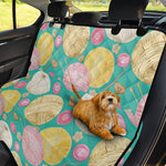 Watercolor Yarn Pattern Print Pet Car Back Seat Cover
