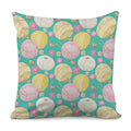 Watercolor Yarn Pattern Print Pillow Cover