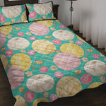 Watercolor Yarn Pattern Print Quilt Bed Set