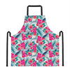 Watermelon Teal Hawaiian Pattern Print Apron