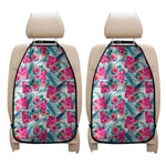 Watermelon Teal Hawaiian Pattern Print Car Seat Organizers