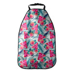 Watermelon Teal Hawaiian Pattern Print Car Seat Organizers