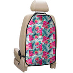 Watermelon Teal Hawaiian Pattern Print Car Seat Organizers