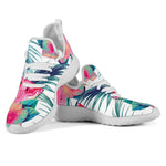 Watermelon Teal Hawaiian Pattern Print Mesh Knit Shoes GearFrost