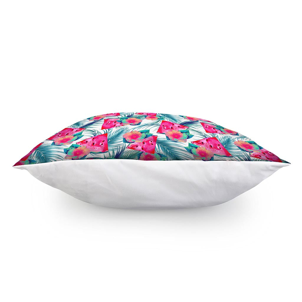 Watermelon Teal Hawaiian Pattern Print Pillow Cover