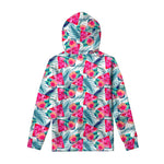 Watermelon Teal Hawaiian Pattern Print Pullover Hoodie