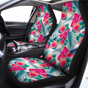 Watermelon Teal Hawaiian Pattern Print Universal Fit Car Seat Covers