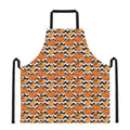 Wave Pumpkin Pattern Print Apron