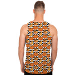 Wave Pumpkin Pattern Print Men's Tank Top