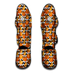 Wave Pumpkin Pattern Print Muay Thai Shin Guard