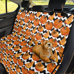 Wave Pumpkin Pattern Print Pet Car Back Seat Cover