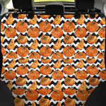 Wave Pumpkin Pattern Print Pet Car Back Seat Cover