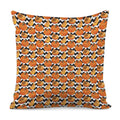 Wave Pumpkin Pattern Print Pillow Cover