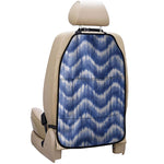 Wavy Shibori Pattern Print Car Seat Organizers