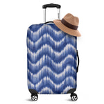 Wavy Shibori Pattern Print Luggage Cover