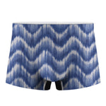 Wavy Shibori Pattern Print Men's Boxer Briefs