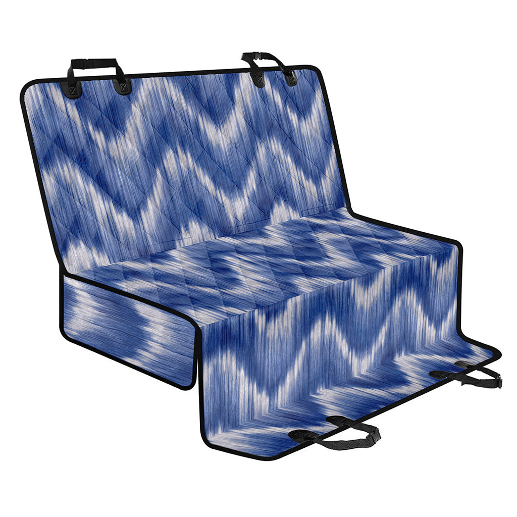 Wavy Shibori Pattern Print Pet Car Back Seat Cover