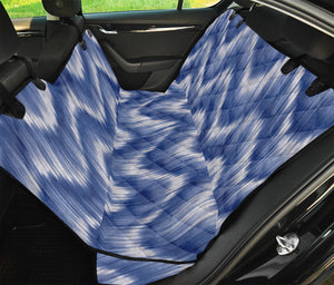 Wavy Shibori Pattern Print Pet Car Back Seat Cover