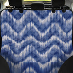 Wavy Shibori Pattern Print Pet Car Back Seat Cover