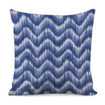 Wavy Shibori Pattern Print Pillow Cover
