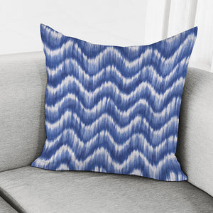 Wavy Shibori Pattern Print Pillow Cover