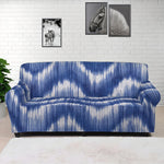 Wavy Shibori Pattern Print Sofa Cover