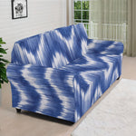 Wavy Shibori Pattern Print Sofa Cover