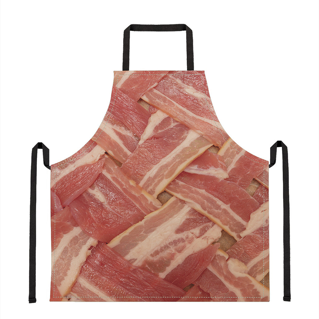 Weaving Bacon Print Apron