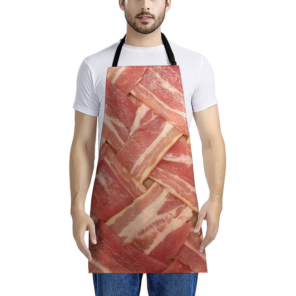 Weaving Bacon Print Apron