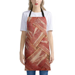 Weaving Bacon Print Apron