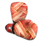 Weaving Bacon Print Boxing Gloves