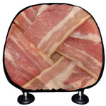 Weaving Bacon Print Car Headrest Covers