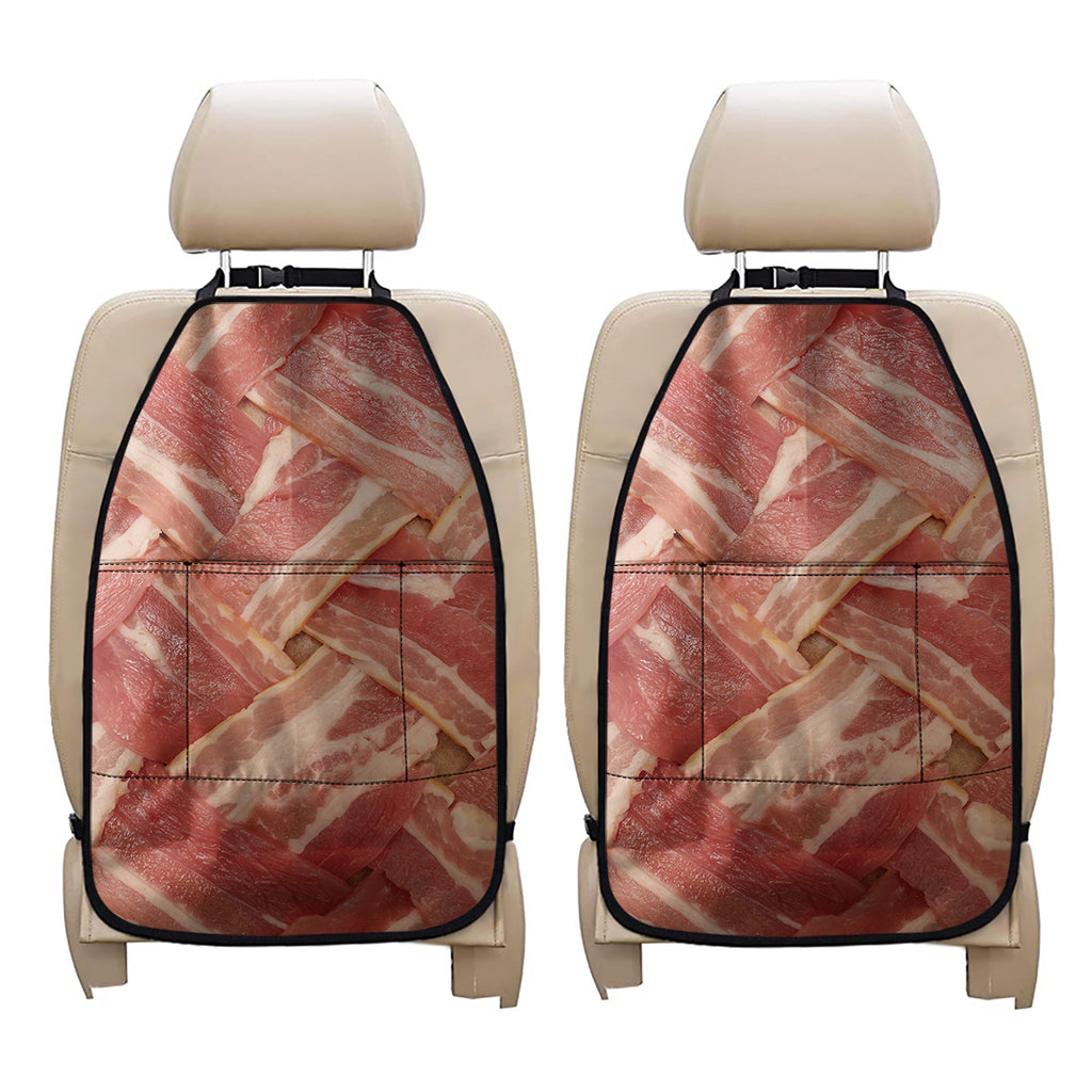 Weaving Bacon Print Car Seat Organizers