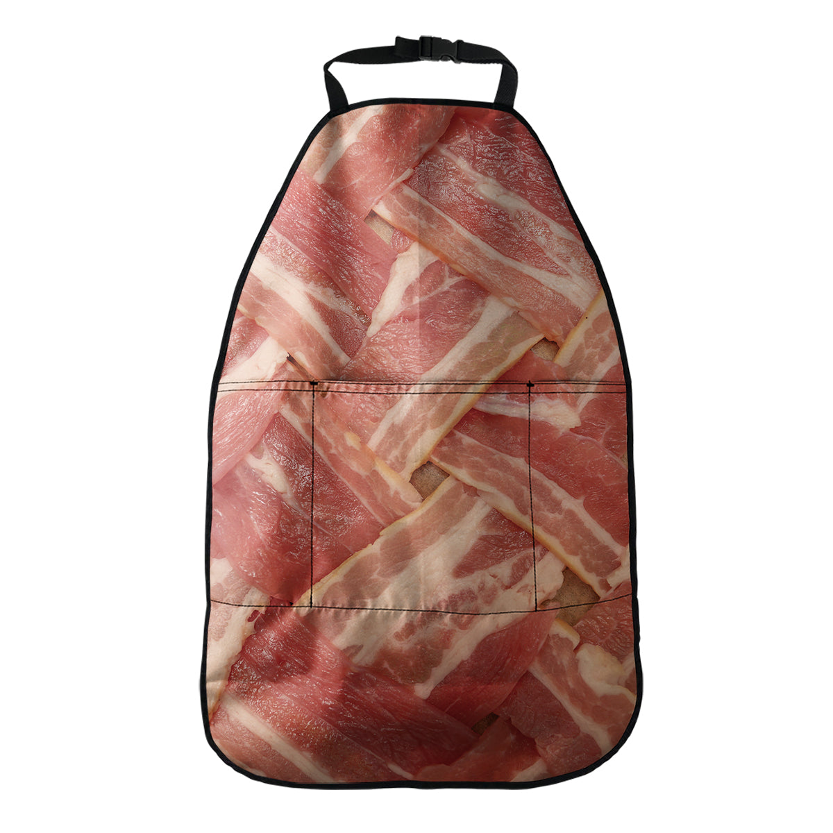 Weaving Bacon Print Car Seat Organizers