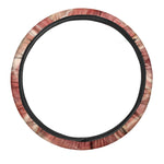 Weaving Bacon Print Car Steering Wheel Cover