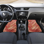 Weaving Bacon Print Front and Back Car Floor Mats